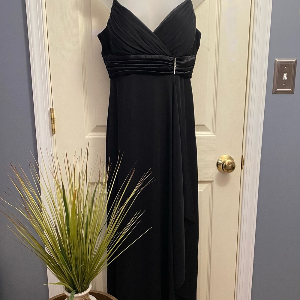 Women’s black evening gown
